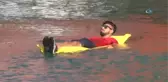 Sulama Kanalında Deniz Yatağı Keyfi