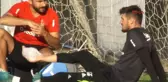 Beşiktaşlı Futbolcular Yardımcı Antrenörler Eşliğinde Çalıştı