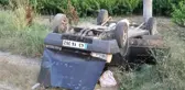 Şaftına Patates Çuvalı Dolanan Otomobil Takla Attı: 4 Yaralı