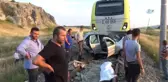 Raybüs Otomobile Çarptı: 1 Ölü, 3 Yaralı
