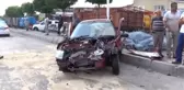 Yozgat Sorgun'da Iki Otomobil Çarpıştı, 1'i Ağır 8 Kişi Yaralandı