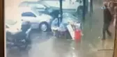 İstanbul-Özel) Pangaltı Ermeni Mezarlığı Duvarının Çökme Anı Kamerada