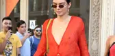 Kendall Jenner Transparan Gömleğinin İçine Hiçbir Şey Giymedi
