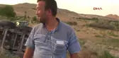 Nevşehir Tır Tarlaya Devrildi