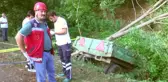 İşçileri Taşıyan Traktör Devrildi