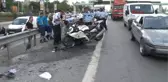 Kartal'da Motosikletli Polis Kaza Yaptı