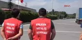 Düzce Düğün Salonundan Önce Grevdeki Arkadaşlarını Ziyaret Etti