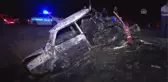 Yoldan Çıkan Otomobil Yandı: 1 Ölü, 5 Yaralı - Konya