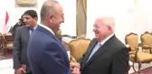 Dışişleri Bakanı Çavuşoğlu, Irak Cumhurbaşkanı Masum ile Bir Araya Geldi