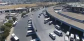 İzmir Otogarında Bayram Hareketliliği Havadan Görüntülendi