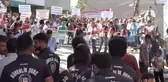 Üsküdar'da Kentsel Dönüşüm Alanında Protesto