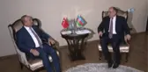 Dışişleri Bakanı Çavuşoğlu, Azerbaycan'da- Çavuşoğlu, Azerbaycanlı ve Gürcü Mevkidaşı ile Görüştü