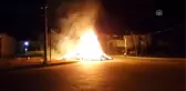 Saman Yüklü Tır ve Kamyon Yandı