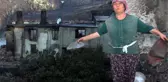 Muğla'daki Yangında Evi Yanan Kadın, Küle Dönen Yuvasını Terk Etmiyor
