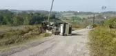Öğrenci Servisi Devrildi, 6 Öğrenci Yaralandı