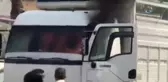 Hareket Halinde Tutuşan Kamyon Alev Alev Yandı