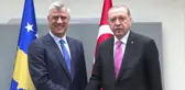 Cumhurbaşkanı Erdoğan, Kosova Cumhurbaşkanı Taçi ile Görüştü - New