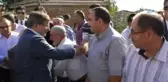 Eski Başbakan Davutoğlu'na Eşinin Köyünde Yoğun İlgi