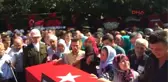 Edirne Şehit Sercan'ı 2 Bin Nüfuslu Beldede 10 Bin Kişi Uğurladı