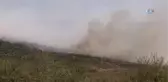 Sancaktepe'de Askeri Alanda Yangın