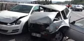 Köprü Çıkışında Trafik Kazası 2 Yaralı
