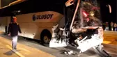 Samsun - Otobüs Kamyona Çarptı 2'si Ağır 5 Kişi Yaralı