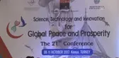 Küresel Barış ve Refah İçin Bilim, Teknoloji ve İnovasyon Konferansı