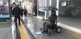 Engelli Vatandaş Tartıcılık Yaparak Ailesine Destek Olmaya Çalışıyor