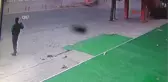 Karaman Vincin Çarptığı Yaya Üst Geçidi Otomobilin Üstüne Yıkıldı, O Anlar Güvenlik Kamerasına...