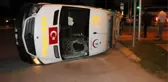 Hastaneye Hasta Yetiştiren Ambulans Takla Attı: 5 Yaralı