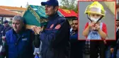 En Büyük Hayali İtfaiyeci Olmaktı; Minik Ali'yi Son Yolculuğuna İtfaiyeciler Uğurladı