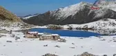 Rize Buzul Gölünde Yüzerek Antrenman Yaptı