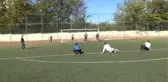 Görme Engelliler, Futsala, Futbol Sahasında, Günlük Kıyafetle Hazırlanıyor