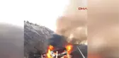 Diyarbakır Takla Atan Araç Alev Alarak Yanmaya Başladı