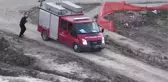 Viyadük İnşaatında İskeleden Düşen İşçi Yaralandı