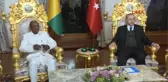 Cumhurbaşkanı Erdoğan Gine Cumhurbaşkanı Conde'yi Kabul Etti