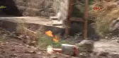 Şanlıurfa Alev Alan Piknik Tüpü Sokağa Atıldı