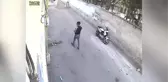 Motosiklet Hırsızlığı Güvenlik Kamerasında
