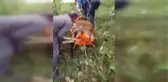Otlanırken Yamaçtan Düşen İnek Kurtarıldı