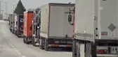 Bulgaristan'a Açılan Sınır Kapılarında Tır Kuyruğu