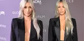 Kim Kardashian'dan Sınırları Zorlayan Kıyafet! Ceketinin İçine Hiçbir Şey Giymedi