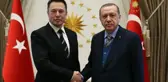 Cumhurbaşkanı Erdoğan, Yüz Yılın En Önemli Girişimcisi Elon Musk'la Görüştü