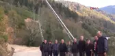 Rize Heyelanlarda Eğilen Yüksek Gerilim Hattı Direkleri Korkutuyor