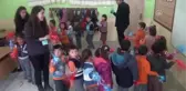 İhsaniye'deki Köy Okullarına Yardım