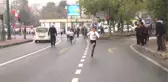 Kadına Şiddete Dikkati Çekmek İçin Koştular