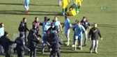Saha Görevlisi Tekme ile Sporcuyu Yere İndirdi
