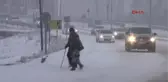 Kars'ta Kar Yağışı Etkili Oldu