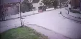 Trafik Kazası Güvenlik Kamerasına Yansıdı
