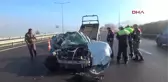 Bolu Otomobil, Karayolları Aracına Çarptı 5 Yaralı