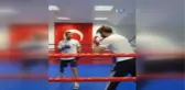 Elazığsporlu Alpaslan ile Milli Boksör Yakup Kılıç, Ringde Karşılaştı